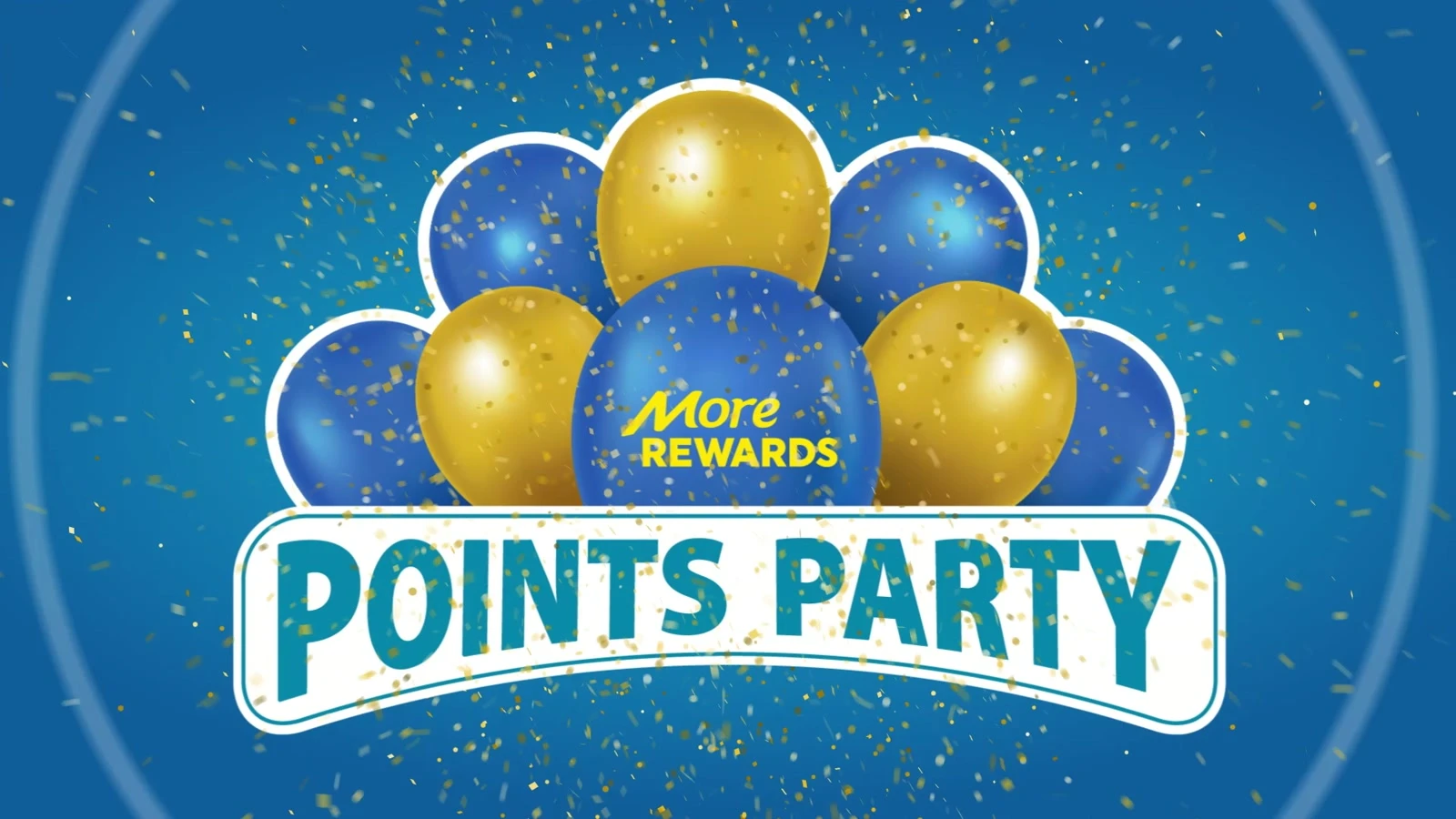 More Rewards Points Party animated bumper advert