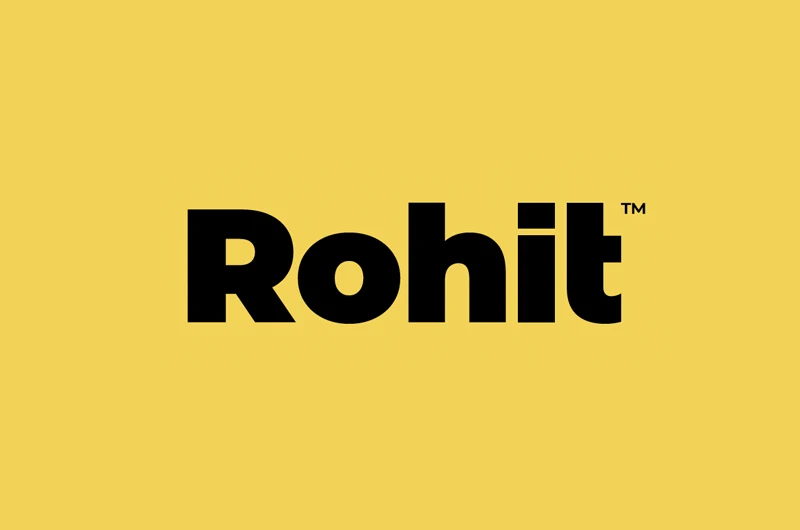 Rohit branding work by Shida Studio