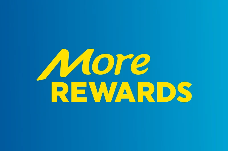 More Rewards logo work by Shida Studio